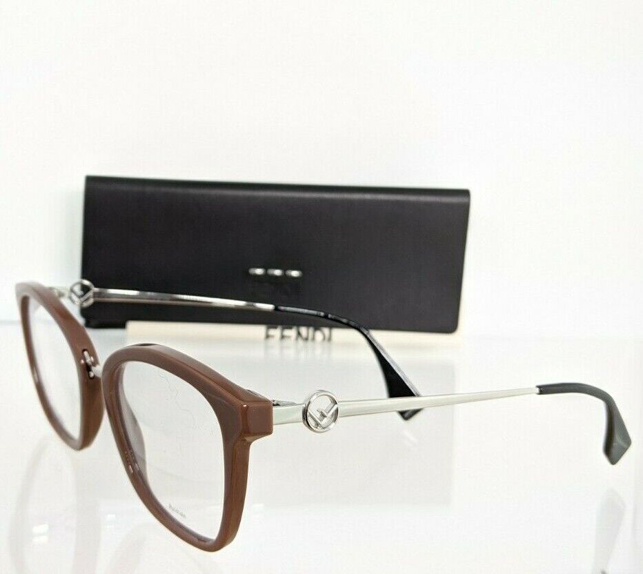 Brand New Authentic Fendi Eyeglasses FF 0307 09Q Beige 50mm Frame FF0307