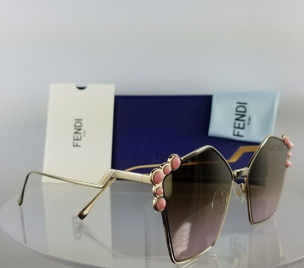 Fendi FF 0261/S 00053 Gold Pink Sunglasses