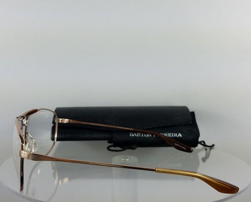 Brand New Authentic Barton Perreira Eyeglasses Libertine ROG/UMT Rose Gold