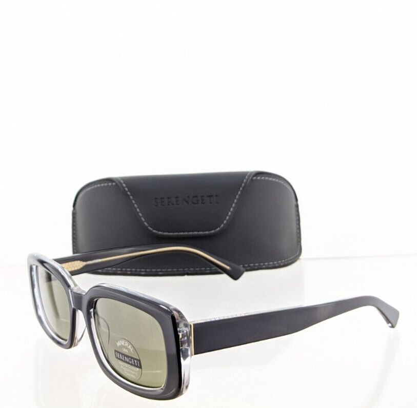 Brand New Authentic Serengeti Sunglasses Nicholson Ss540001 51Mm Black Frame