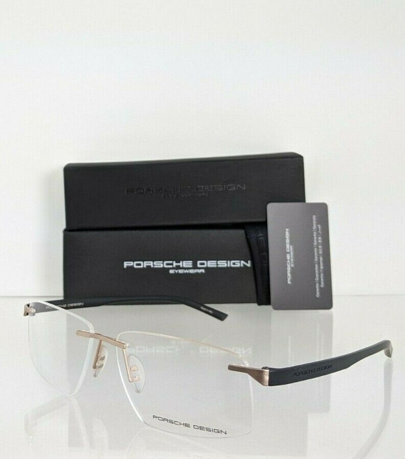 Brand New Authentic Porsche Design Eyeglasses P' 8344 S1 B 58mm Titanium Frame