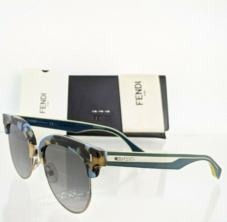 Brand New Authentic Fendi FF 0154/S Sunglasses Turquois Tortoise UDTVK 54mm 0154