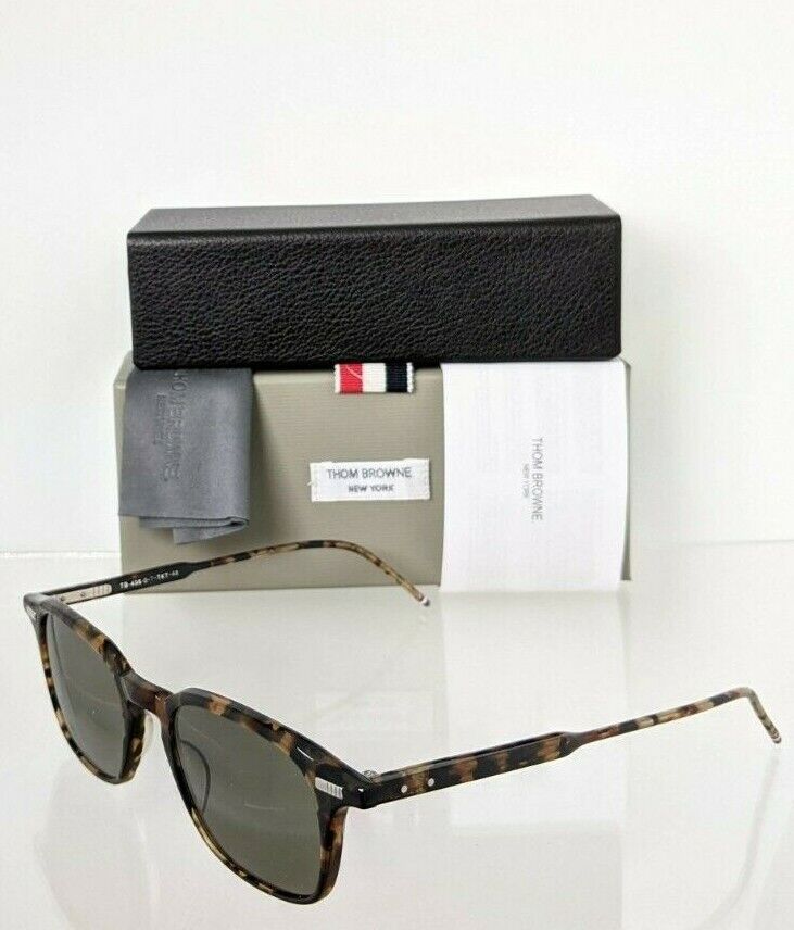 Brand New Authentic Thom Browne Sunglasses TBS 406-B-T TKT TB-406 Tortoise Frame