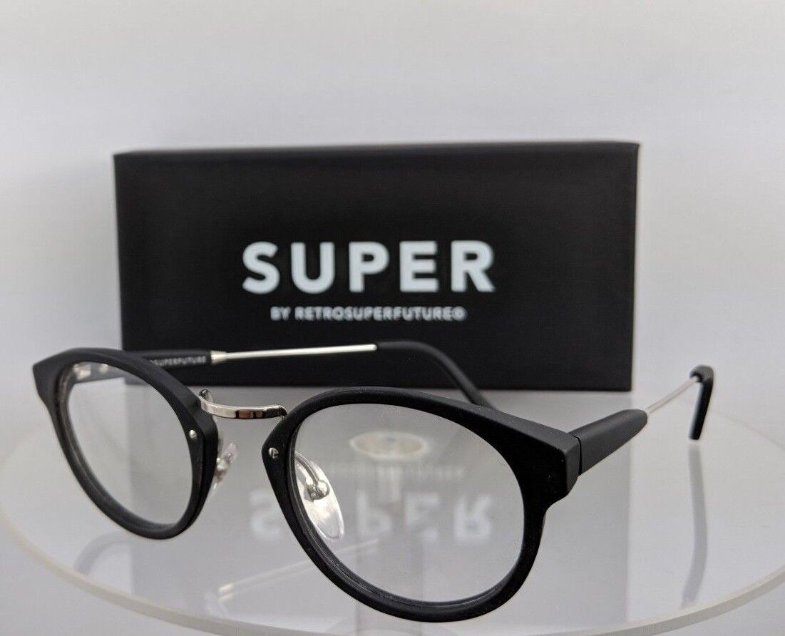 Brand New Authentic Retrosuperfuture 20B 0T 41 Super Eyeglasses Matte Black