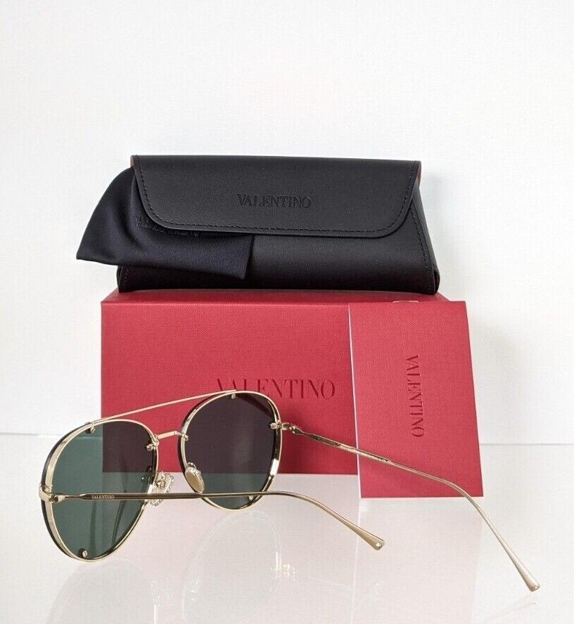 Brand New Authentic Valentino Sunglasses VA 2045 3003/71 Gold Frame