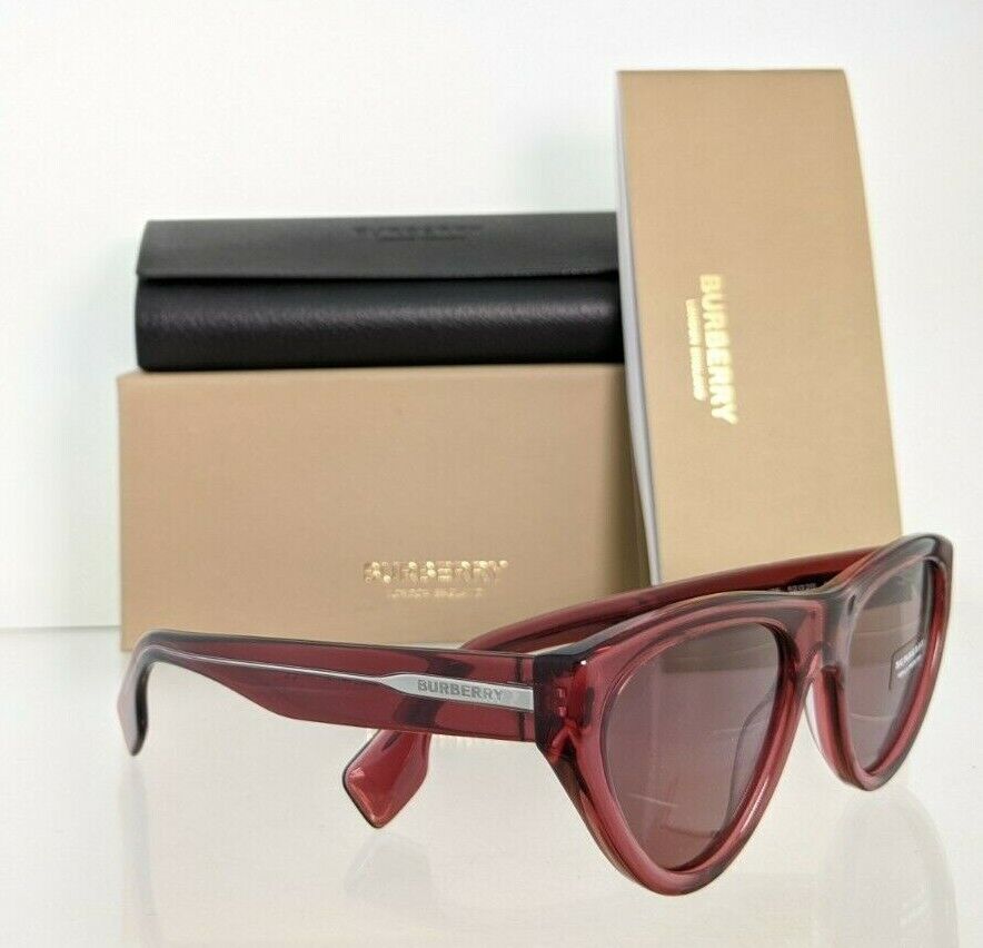 Brand New Authentic Burberry BE 4285 Sunglasses 3796/75 Plum Frame 52mm