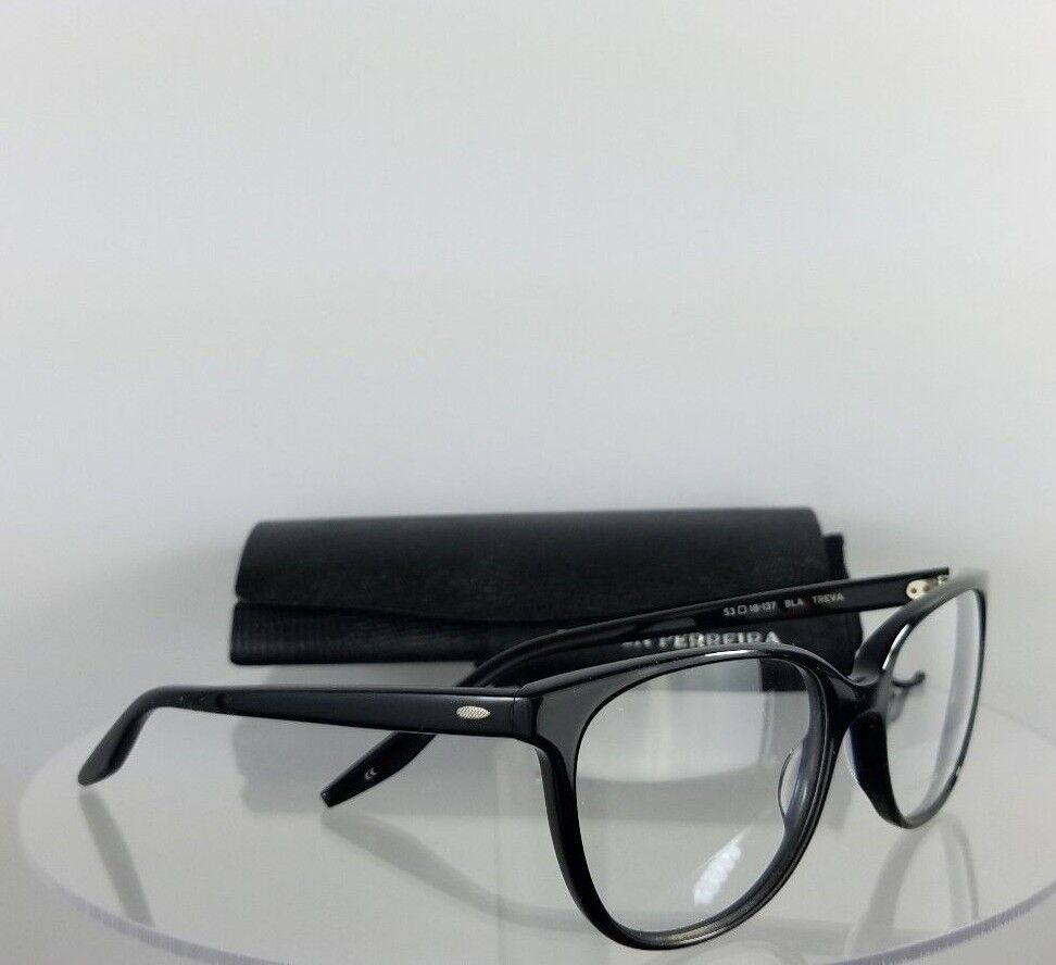 Brand New Authentic Barton Perreira Eyeglasses Treva Black Frame 53mm