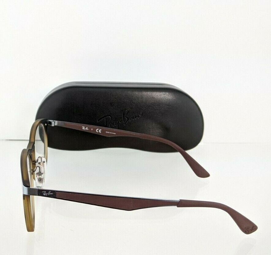 Brand New Authentic Ray Ban Eyeglasses RB 7116 8016 Brown 53mm Frame