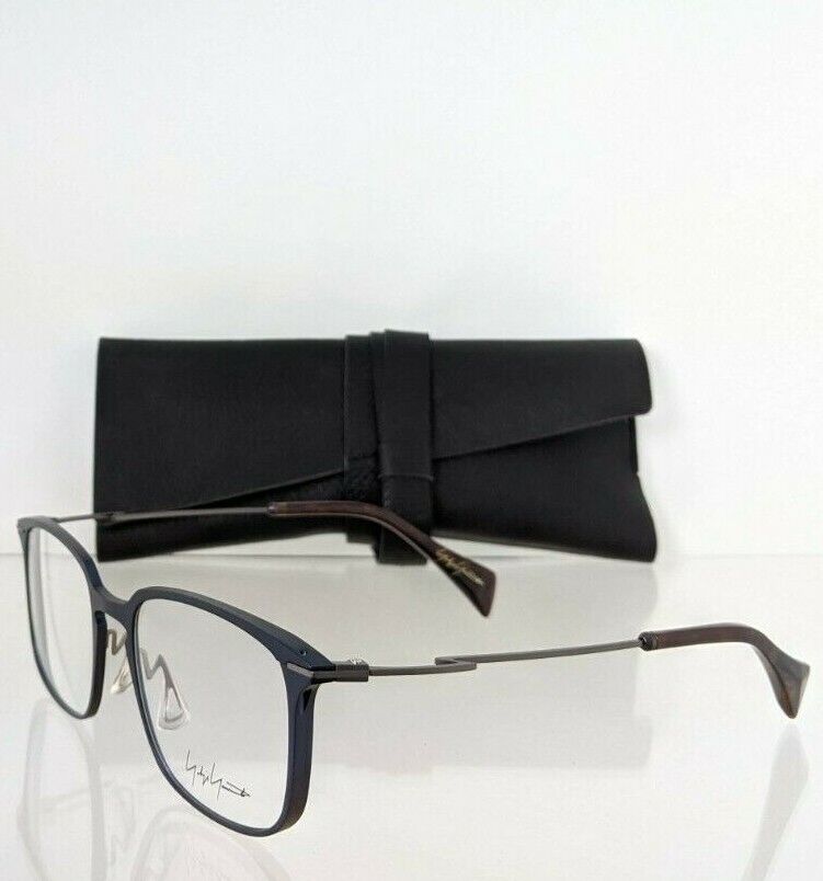 Brand New Authentic Yohji Yamamoto Eyeglasses YY 3029 606 52mm Blue Frame