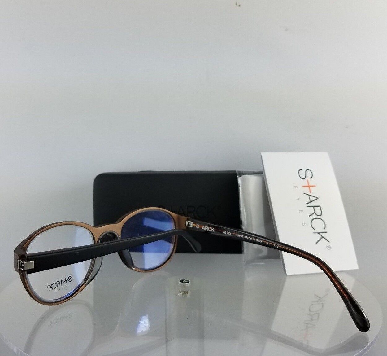 New Authentic STARCK EYES SH 2011 0002 Eyeglasses ALUX Hand made Frame SH2011