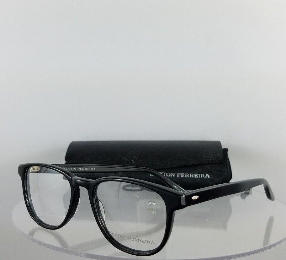 Brand New Authentic Barton Perreira Eyeglasses Sheldon Black Frame
