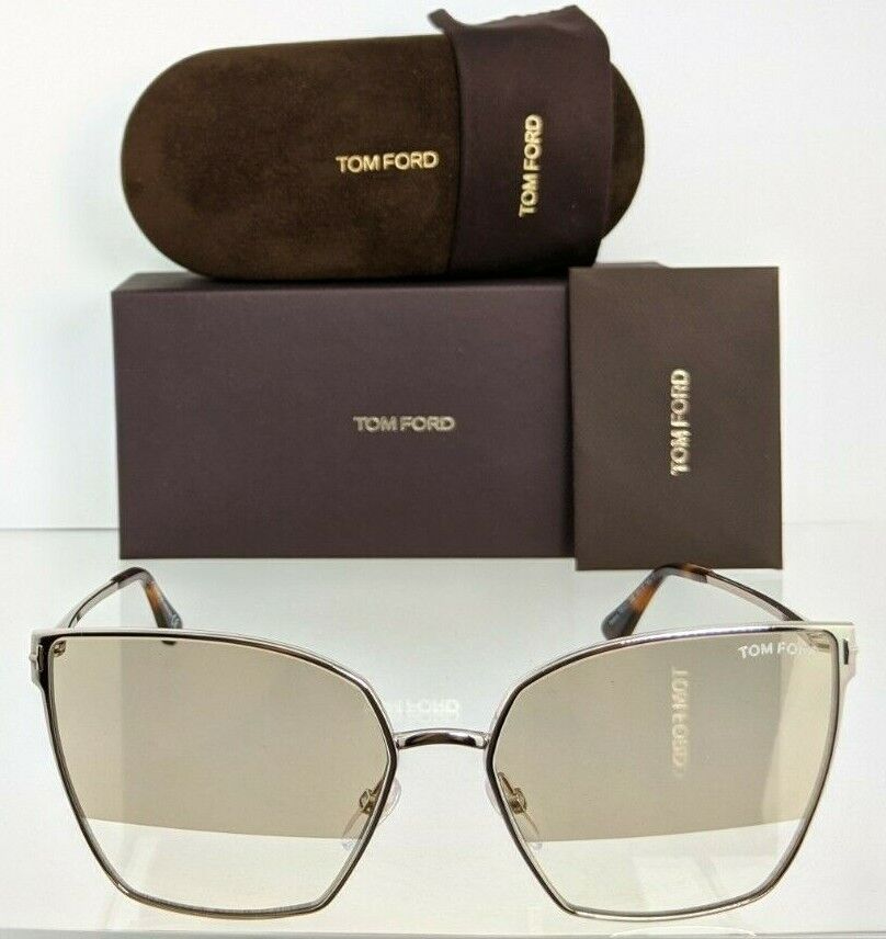 Brand New Authentic Tom Ford Sunglasses FT TF 653 28B Helena Frame TF0653