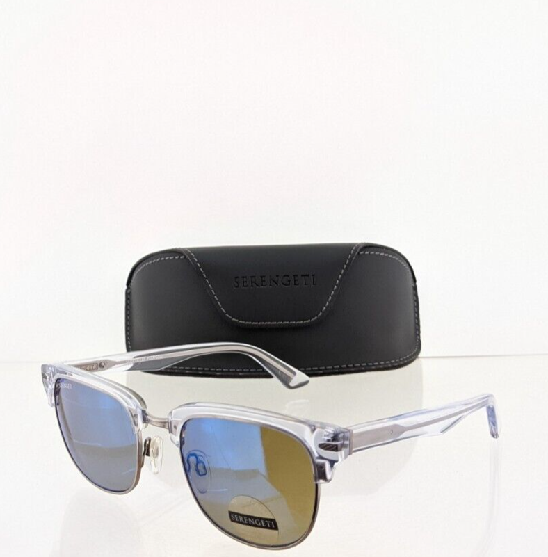 Brand New Authentic Serengeti Sunglasses Chadwick Ss56002 52Mm Crystal Silver