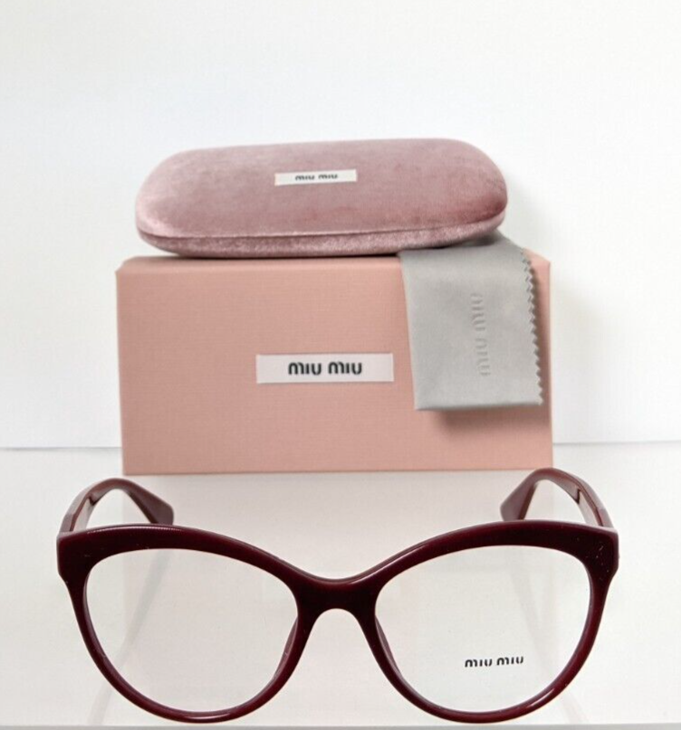 Brand New Authentic Miu Miu Eyeglasses VMU 04R USH - 1O1 Burgundy Frame