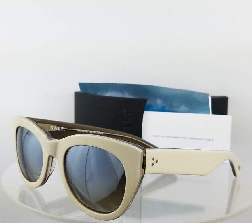 Brand New Authentic SALT Sunglasses PILA OYGR Ivory White 53mm Polarized Frame