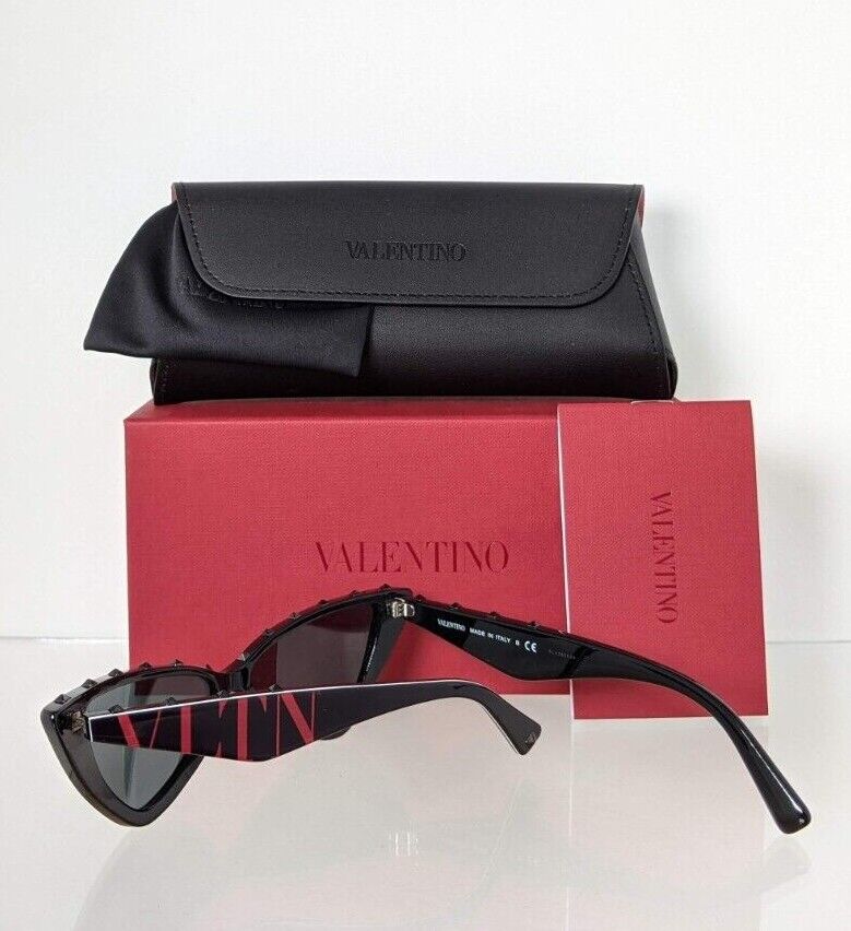 Brand New Authentic Valentino Sunglasses VA 4064 5001/87 Black Frame