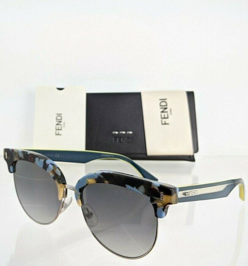 Brand New Authentic Fendi FF 0154/S Sunglasses Turquois Tortoise UDTVK 54mm 0154