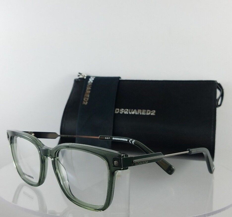 Brand New Authentic Dsquared 2 DQ 5244 096 Eyeglasses Green Silver 49mm