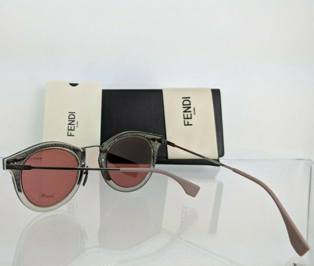 Brand New Authentic Fendi FF M0044/G/S Sunglasses 268UI Silver Frame 0044 47mm