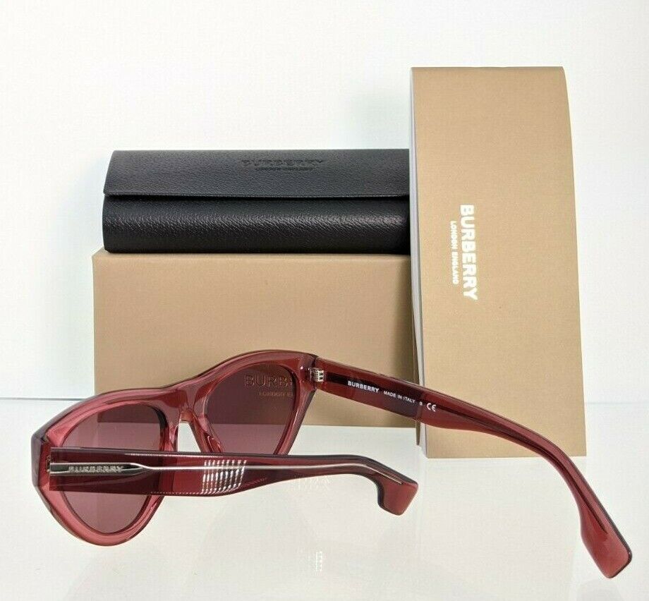 Brand New Authentic Burberry BE 4285 Sunglasses 3796/75 Plum Frame 52mm