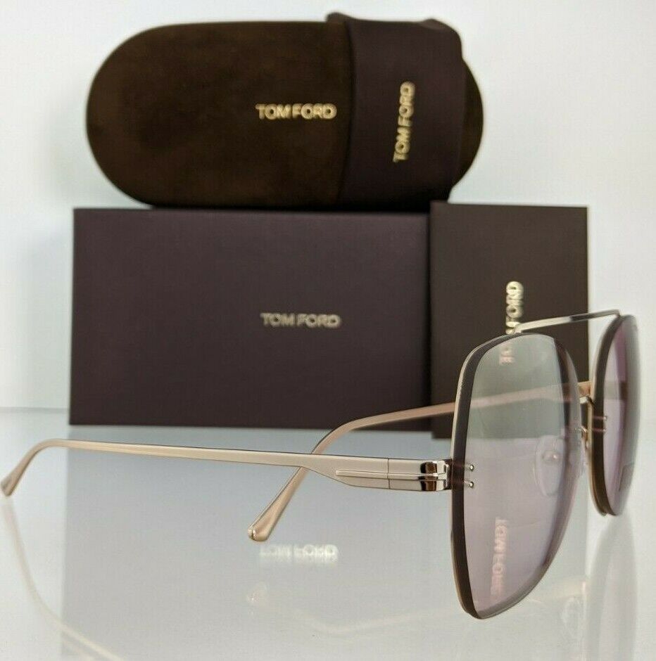 Brand New Authentic Tom Ford Sunglasses FT TF656 28Z Scout Frame TF 0656