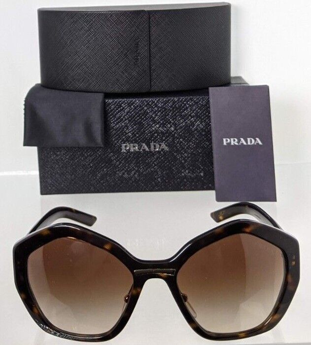 Brand New Authentic Prada Sunglasses SPR 08X Sunglasses 2AU - 6S1 Dark Tortoise