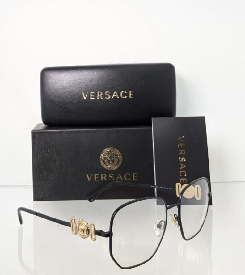 Brand New Authentic Versace Eyeglasses MOD. 1283 1261 56mm Black 1283 Frame