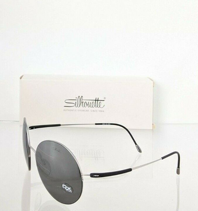 Brand New Authentic Silhouette Sunglasses 8685 60 6220 Black/Grey Frame