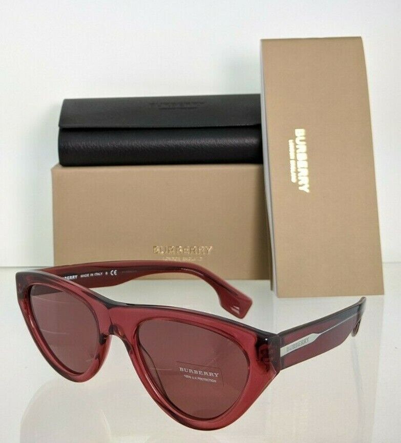 Brand New Authentic Burberry BE 4285 Sunglasses 3796/75 Plum Frame 52mm