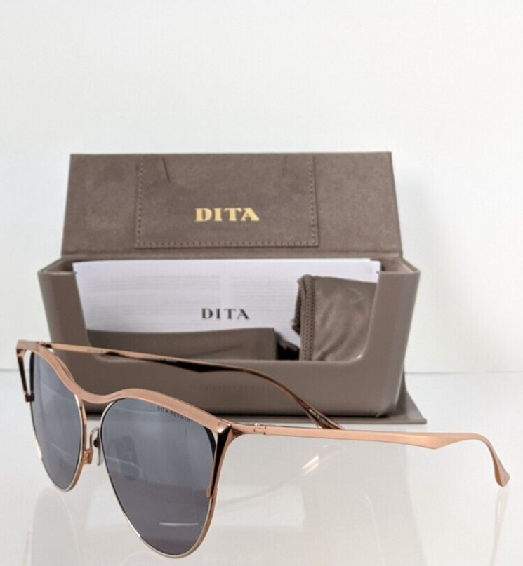 New Authentic Dita Sunglasses REVOIR DTS 509-59-02 Rose Gold Frame