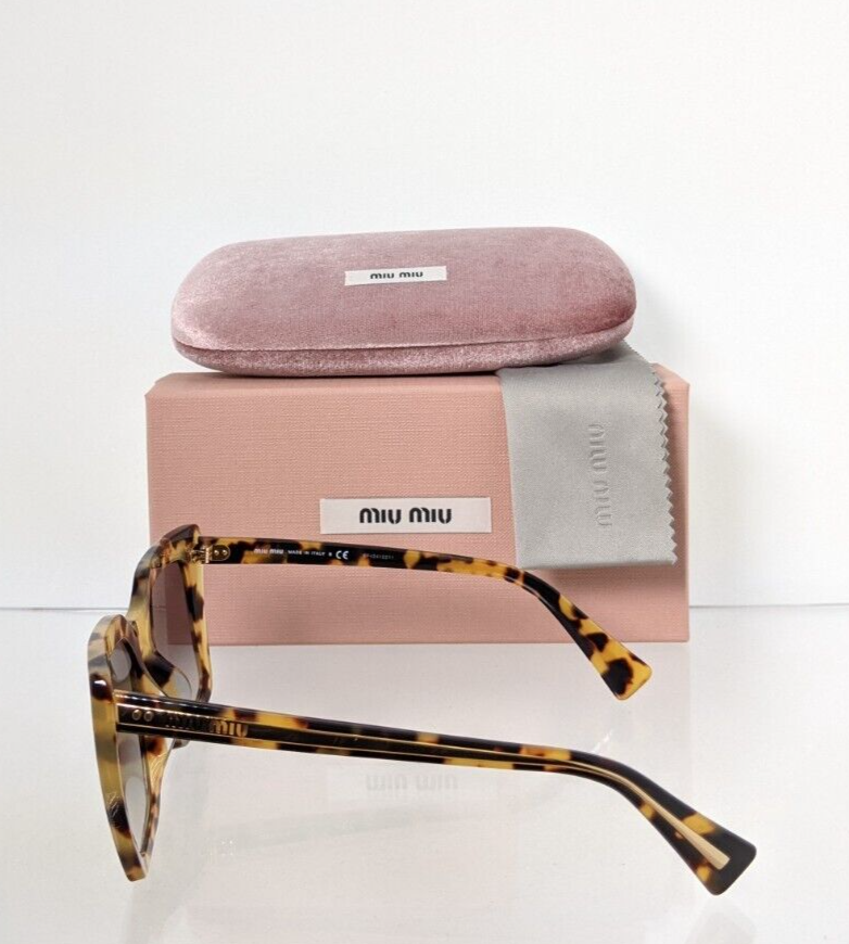 Brand New Authentic MIU MIU SMU 02W-A 7S0-0A7 Sunglasses Tortoise SMU02W Frame