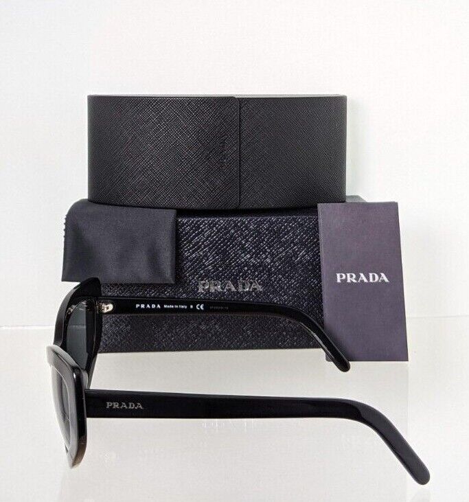 Brand New Authentic Prada Sunglasses SPR 11V-F Sunglasses 1AB - 5S0 Dark Black