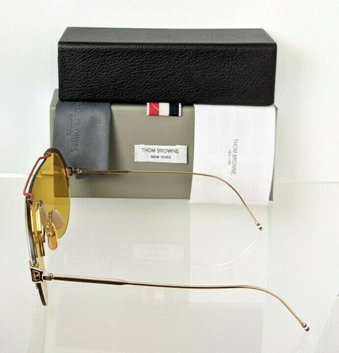 Brand New Authentic Thom Browne Sunglasses TBS 811-144-01 Gold TBS811