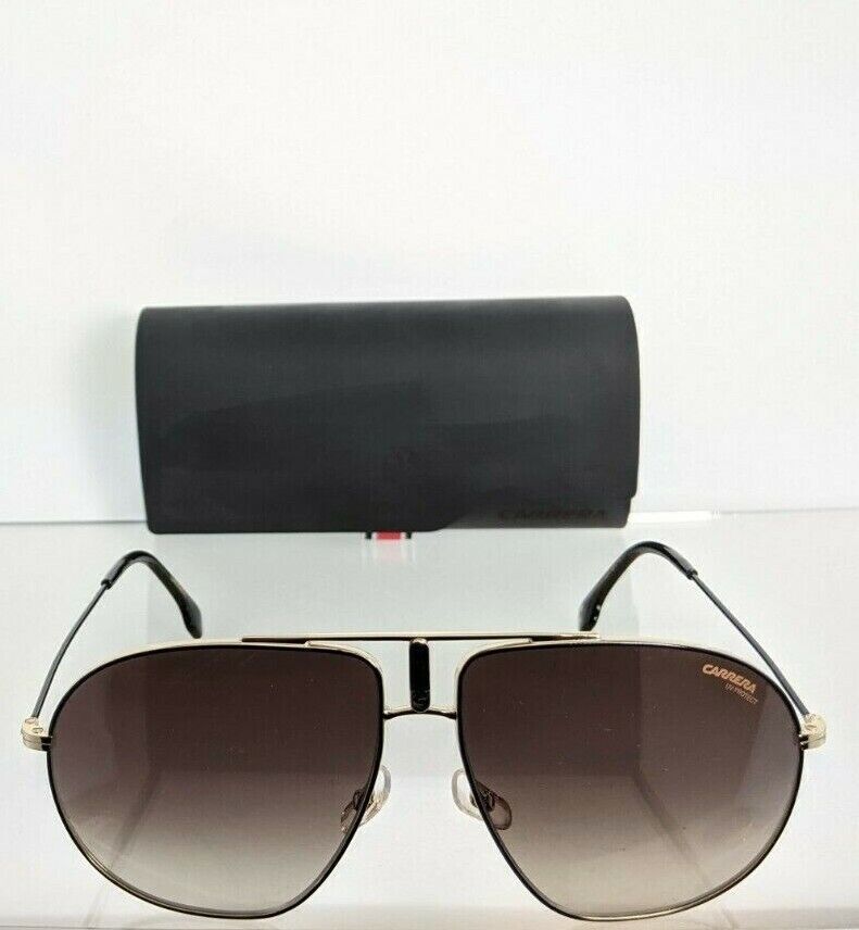 Brand New Authentic Carrera Sunglasses Bound 2M2HA Black & Gold 62mm Frame