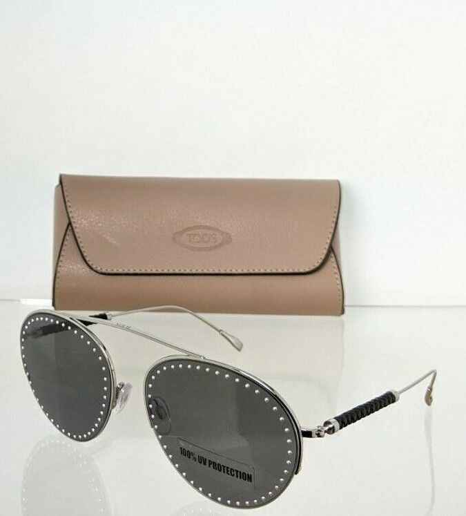 Brand New Authentic Tod's Sunglasses TO 234 16A 60mm Silver Frame TO234