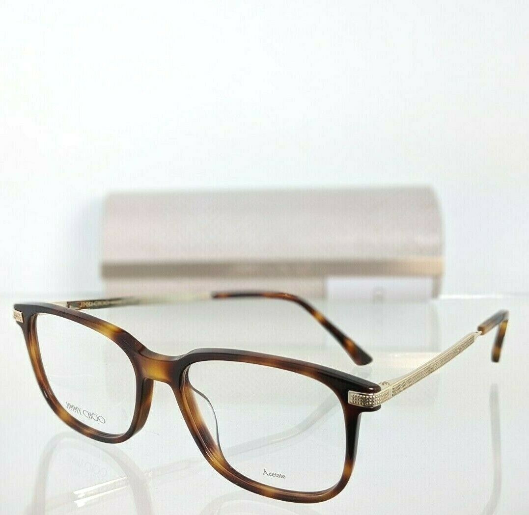 Brand New Authentic Jimmy Choo Eyeglasses JM 008/G 086 Tortoise Gold Frame 008