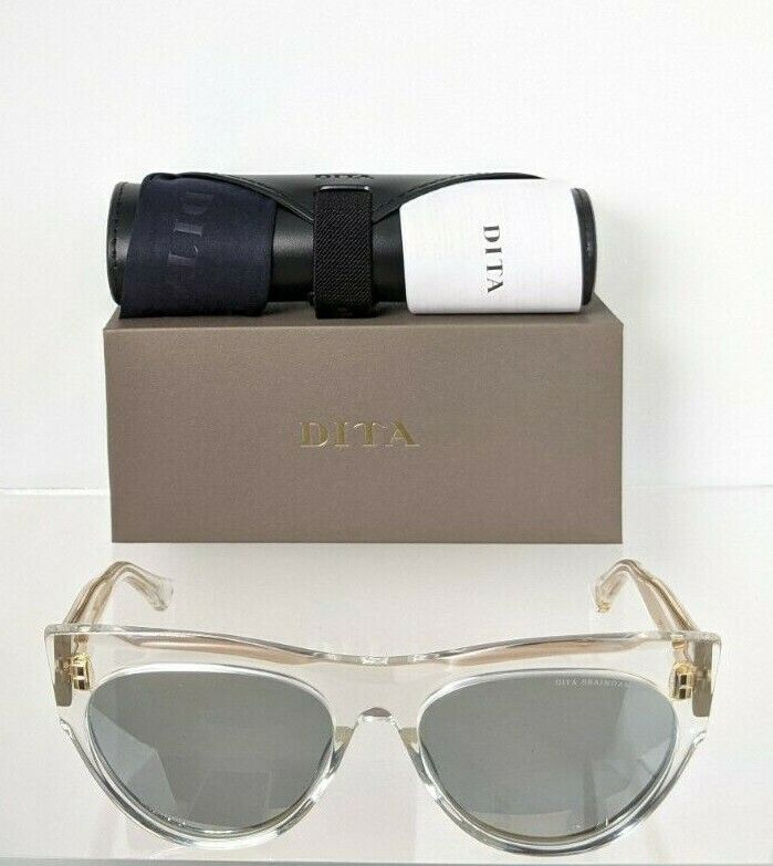 Brand New Authentic Dita Sunglasses BRAINDANCER DTS525-58-03 Transparent Frame