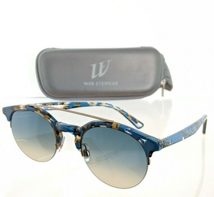 Brand New Authentic Web Sunglasses WE 0192 Col. 55W Blue 49mm Designer Frame