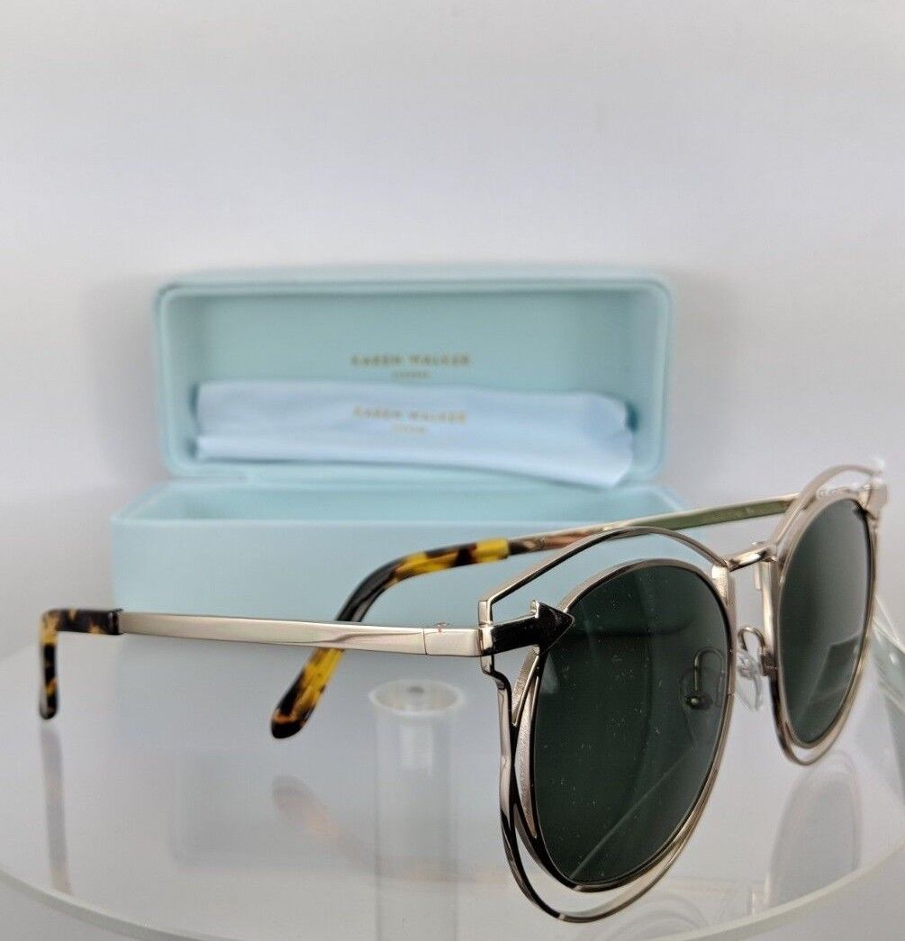 Brand New Authentic Karen Walker Sunglasses Simone Gold Frame