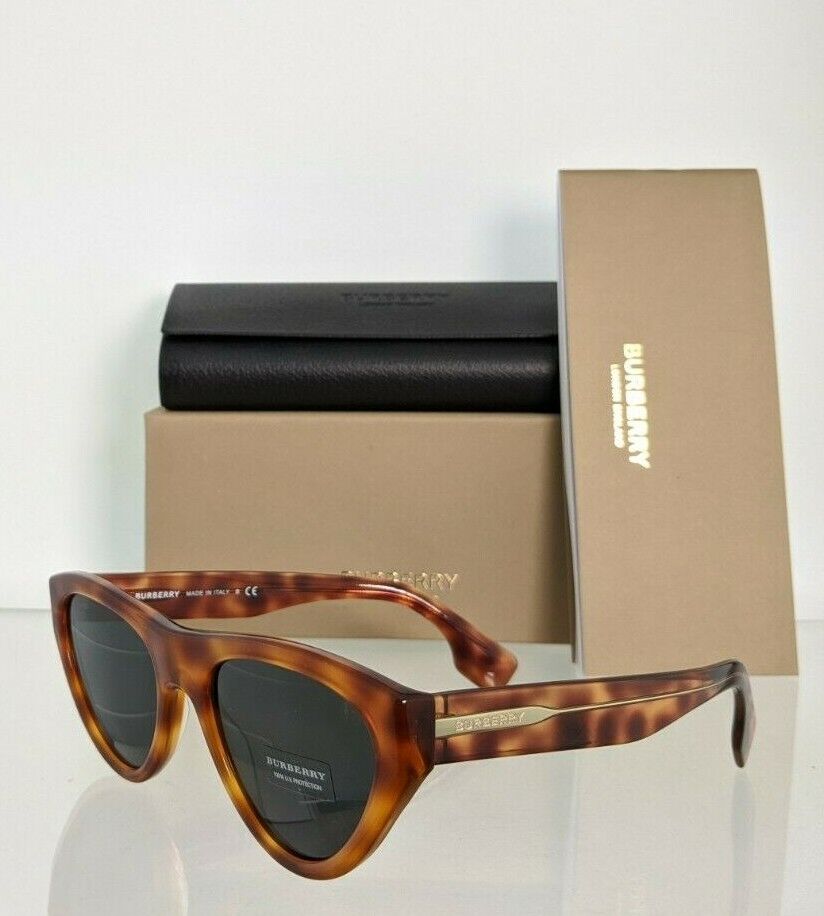 Brand New Authentic Burberry BE 4285 Sunglasses 3794/87 Havana Frame 52mm