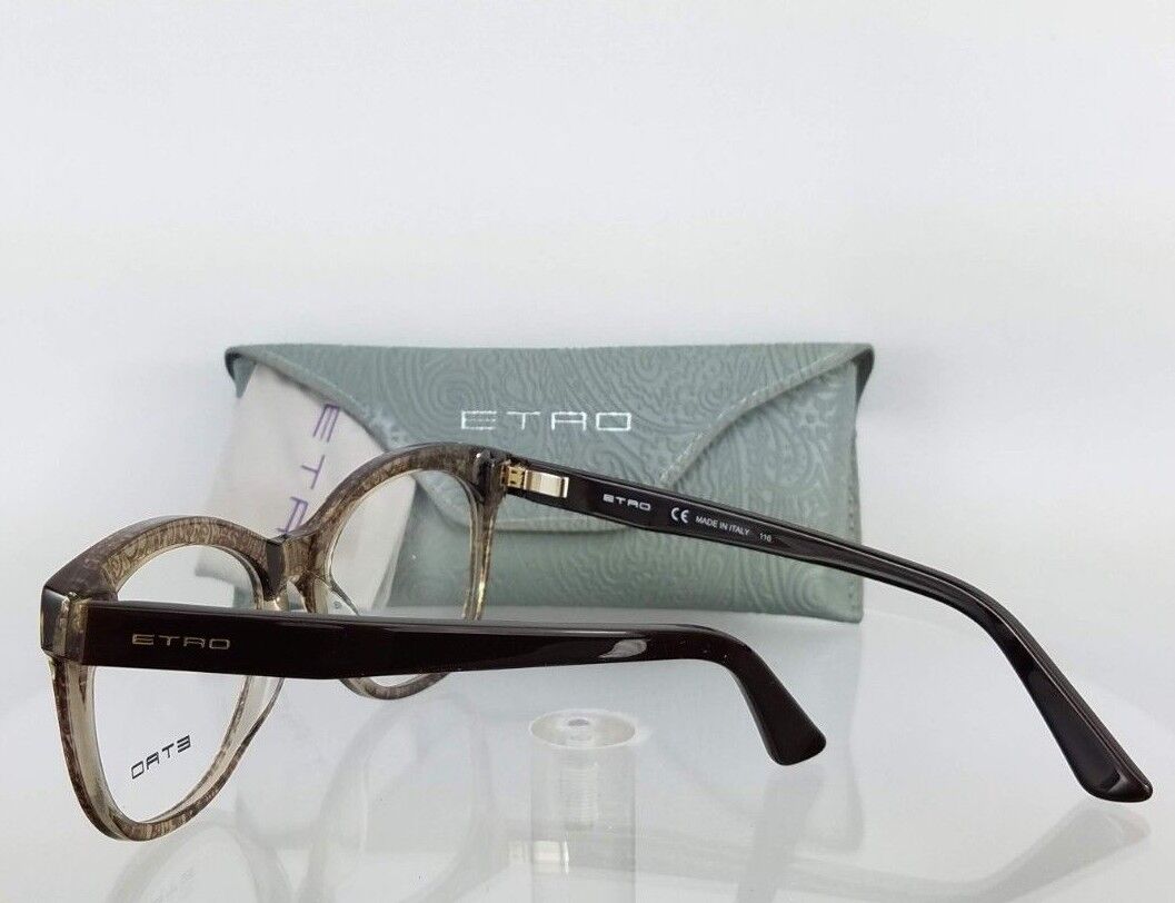Brand New Authentic ETRO Eyeglasses ET2605 211 Brown Frame 52mm