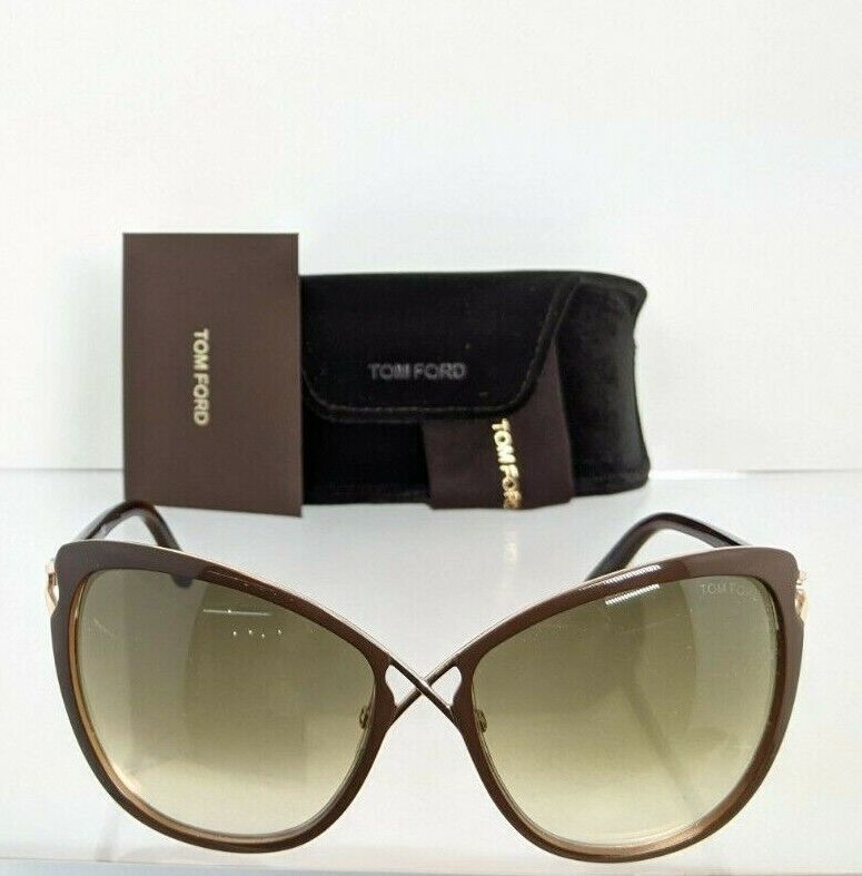 Brand New Authentic Tom Ford Sunglasses Celia FT TF322 28F TF 0322 58mm