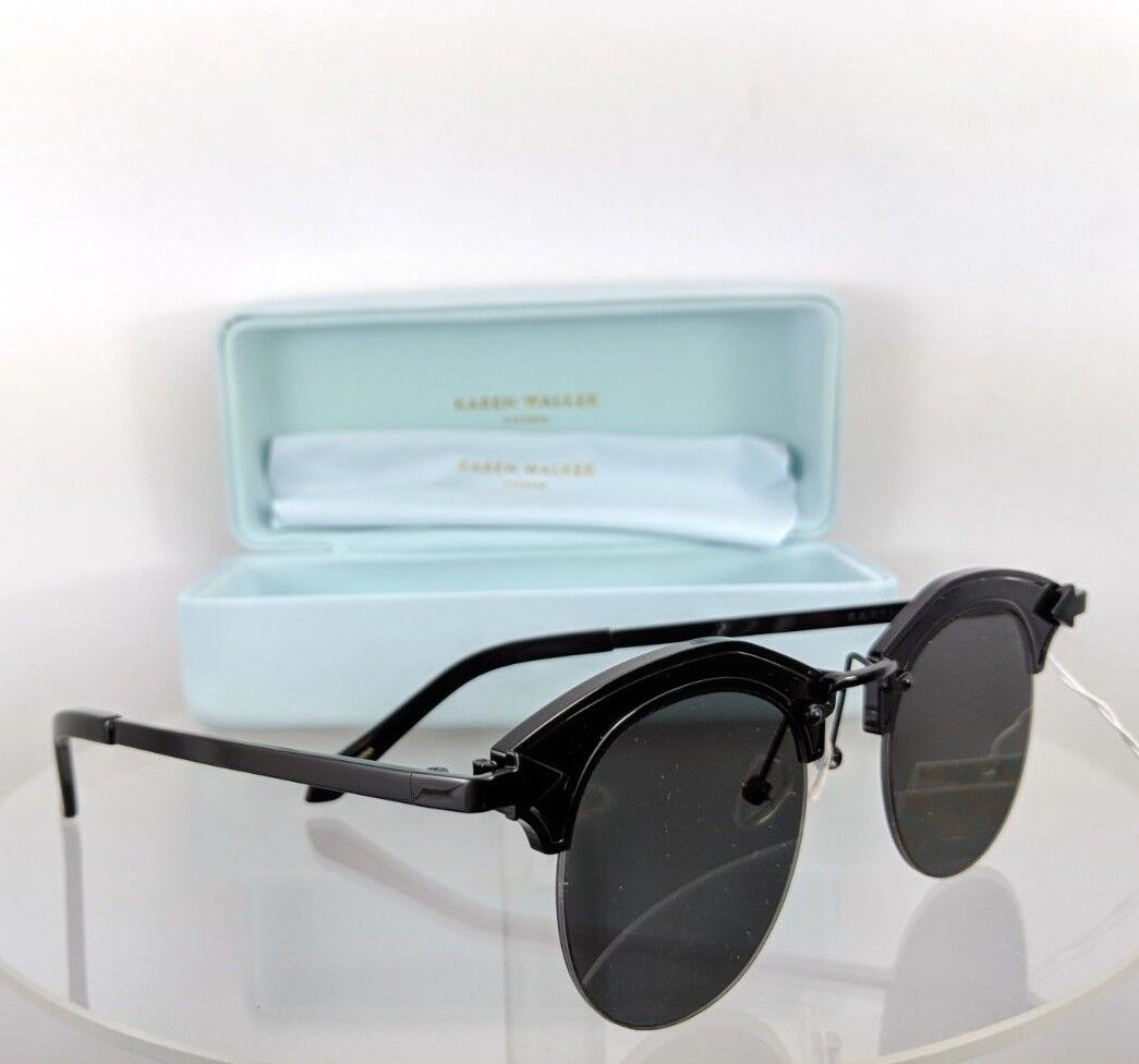 Brand New Authentic Karen Walker Sunglasses BUCCANEER Black 47mm