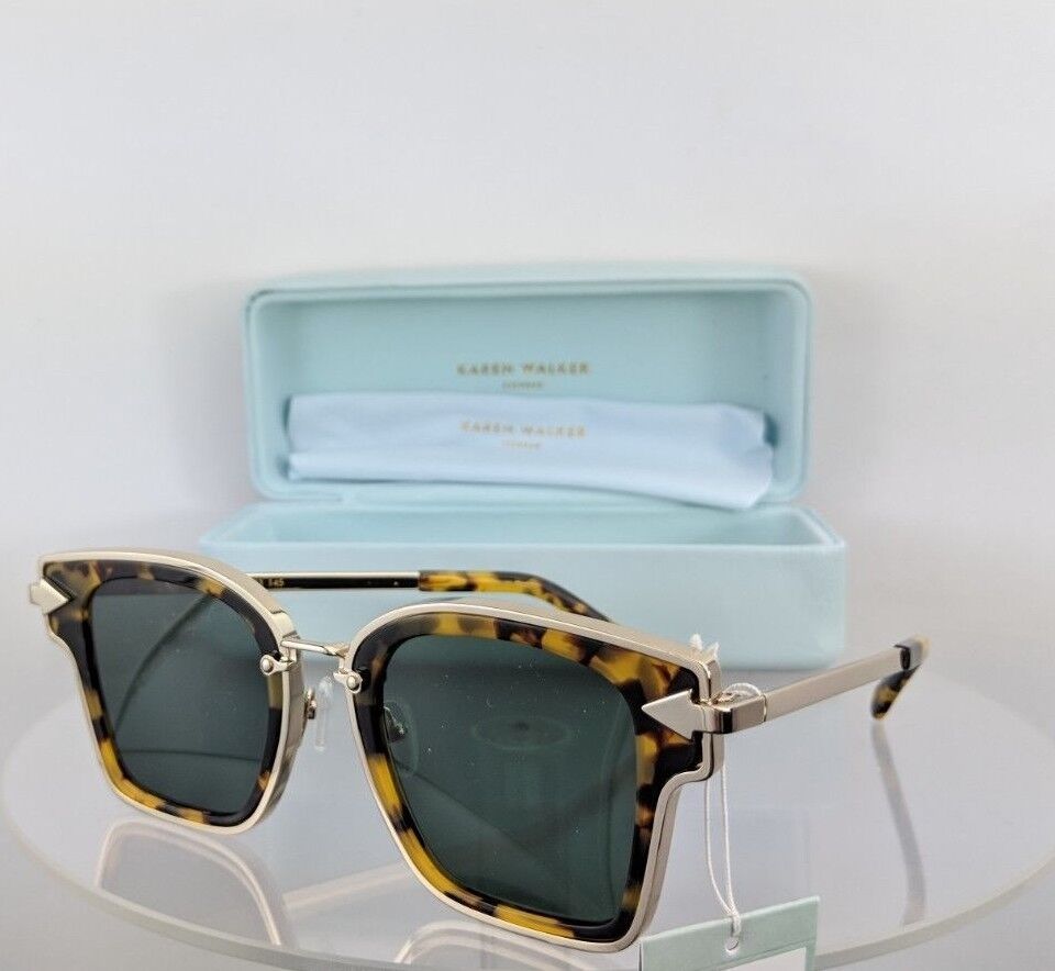 Karen Walker REBELLION Tortoise Gold Sunglasses