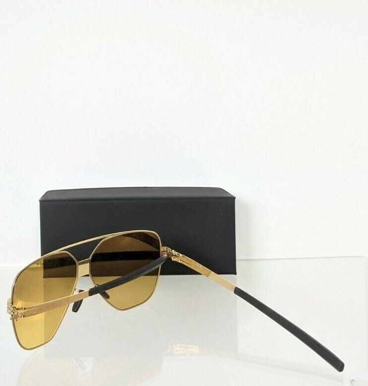 Brand New Authentic ic! Berlin Sunglasses Harry S Sun Gold 60mm Frame