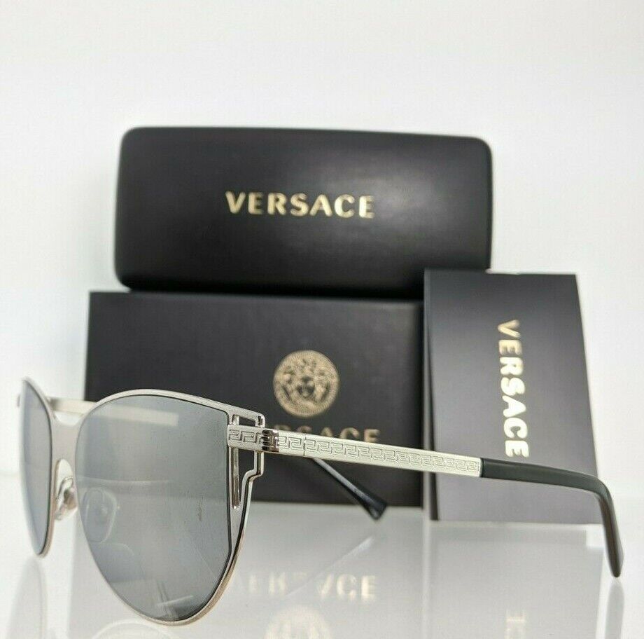 Brand New Authentic Versace Sunglasses Mod. 2211 1000/6G VE2211 56mm Frame