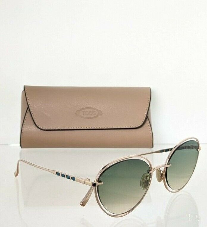 Brand New Authentic Tod's Sunglasses TO 264 28P 57mm Gold Frame TO264