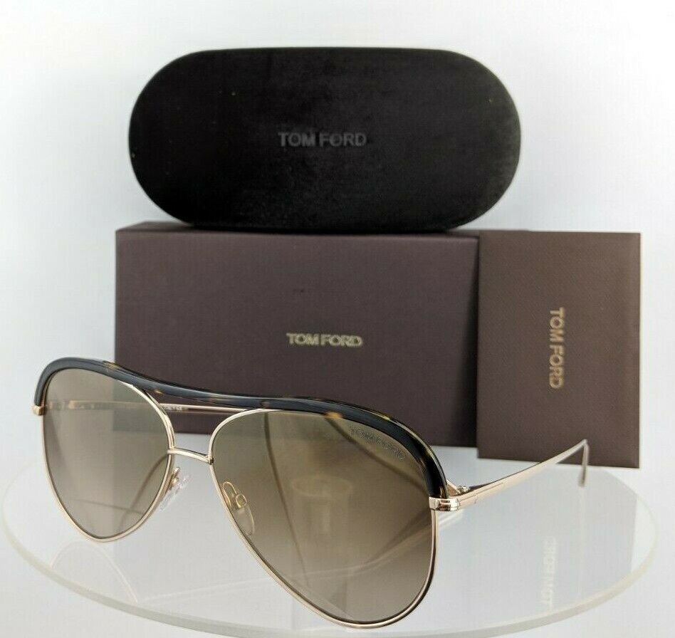 Brand New Authentic Tom Ford Sunglasses Sabine - 02 TF 606 28G TF FT 0606 60mm