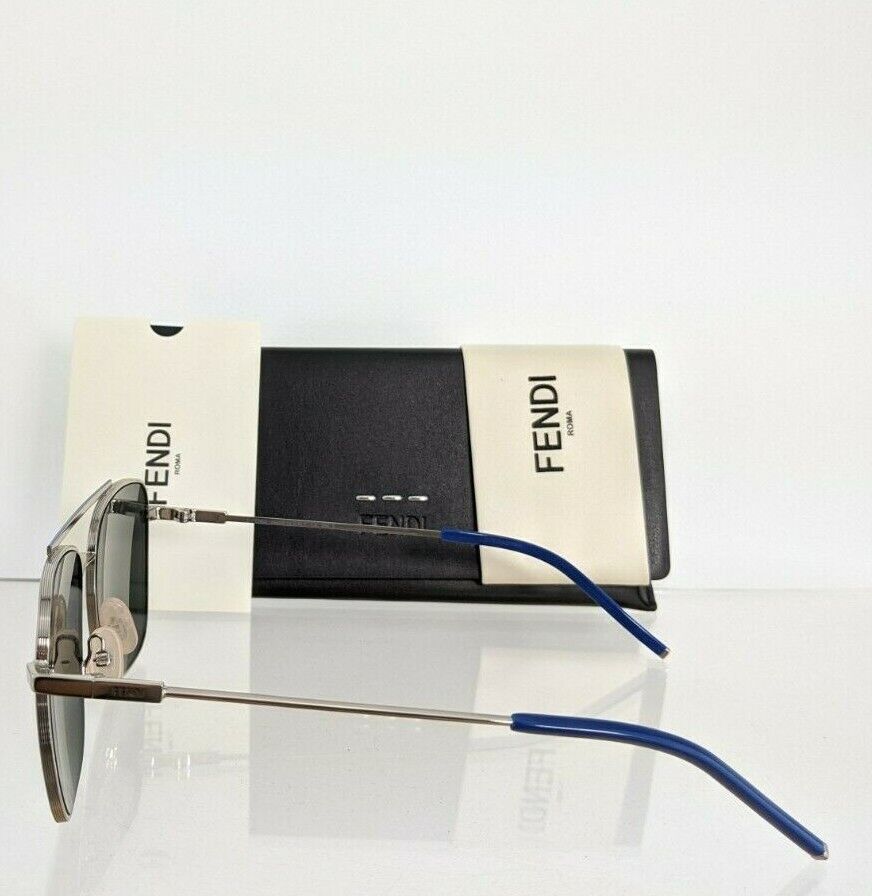 Brand New Authentic Fendi FF M0008/S Sunglasses 010T4 Silver Frame 0008