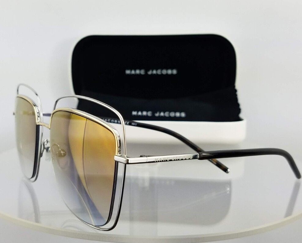 Brand New Authentic Marc Jacobs 9/S TWM Silver Frame 54mm 9